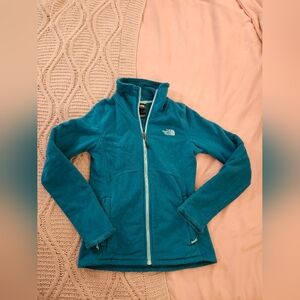 The North‎ Face | Morning Glory Full Zip Soft Fleece Jacket in Teal / Aqua XS